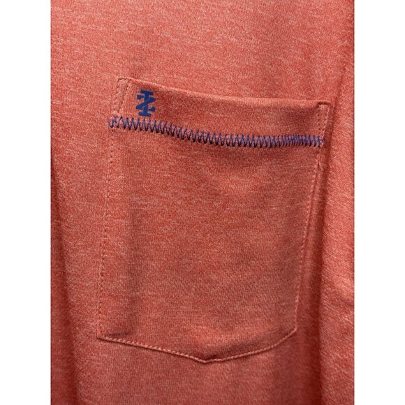 NWT IZOD Saltwater 2XLT Red Polo Shirt Big & Tall White Crest UPF 30 Wicking - Picture 5 of 8